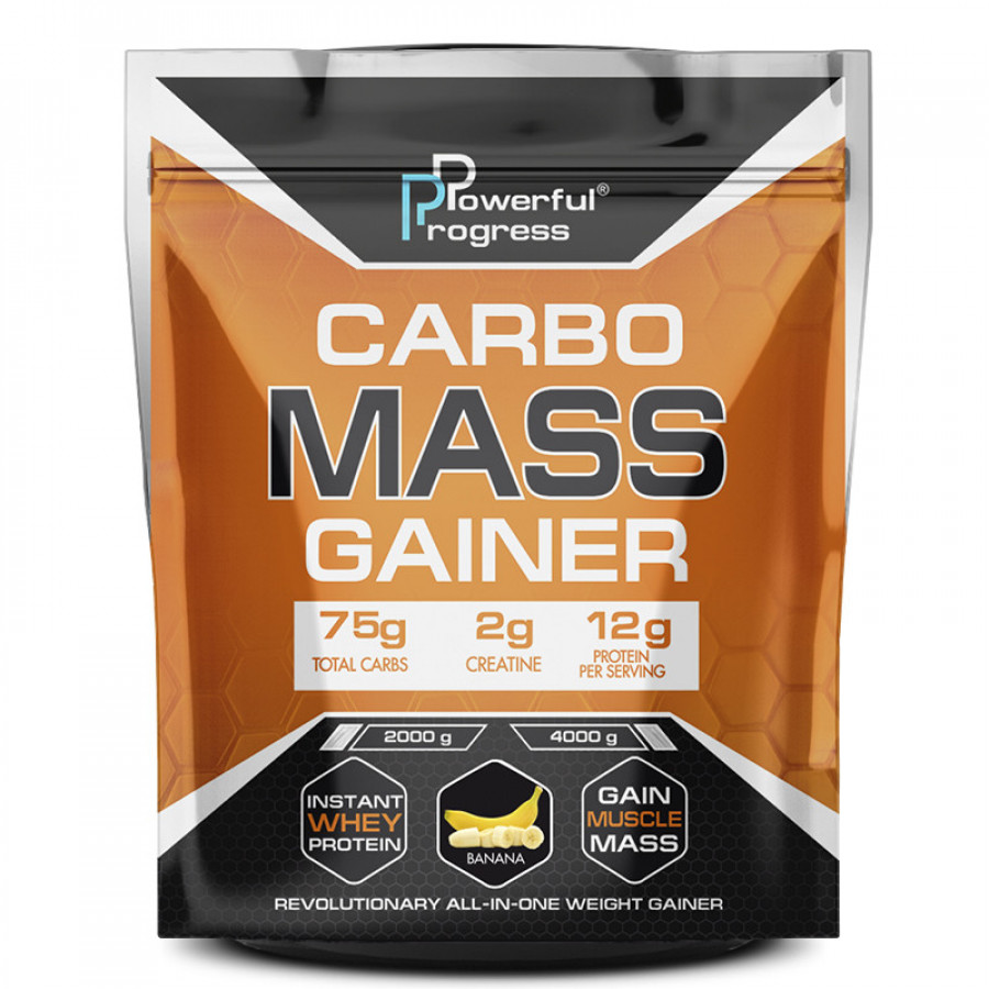 

Гейнер Powerful Progress Carbo Mass Gainer 4000 грамм Клубника (445536-3)