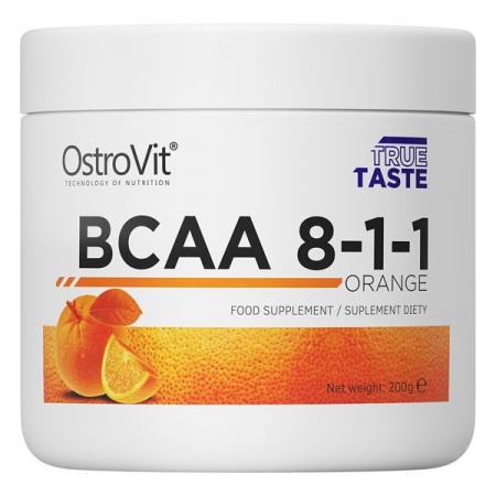 

BCAA Аминокислоты Ostrovit BCAA 8:1:1 200 грамм Апельсин (444072-1)