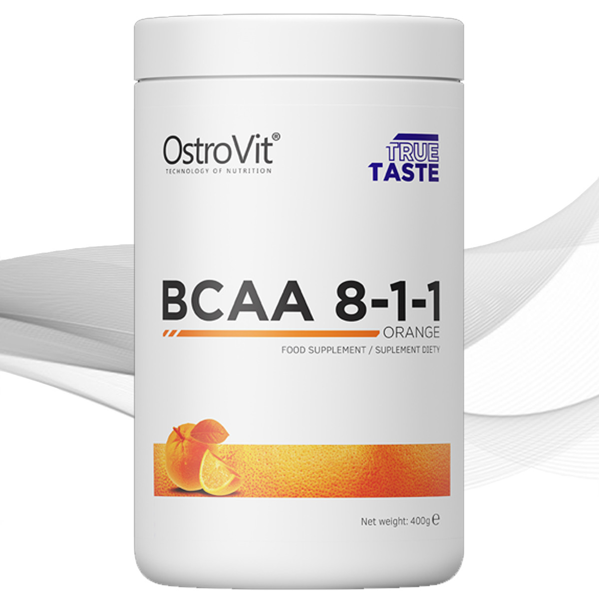 

BCAA Аминокислоты OstroVit BCAA 8:1:1 400 грамм апельсин (444065-3)