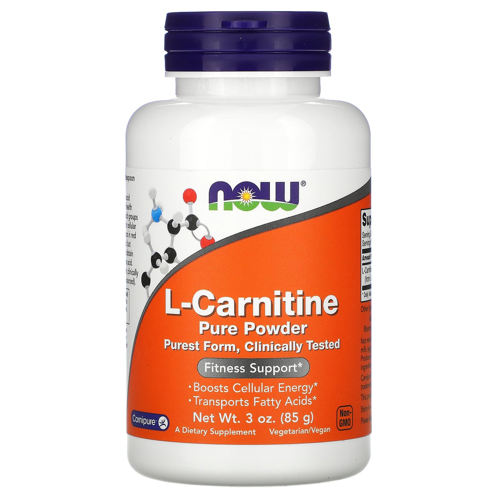 

L- Карнитин Now Foods L-Carnitine 85 грамм (444170)