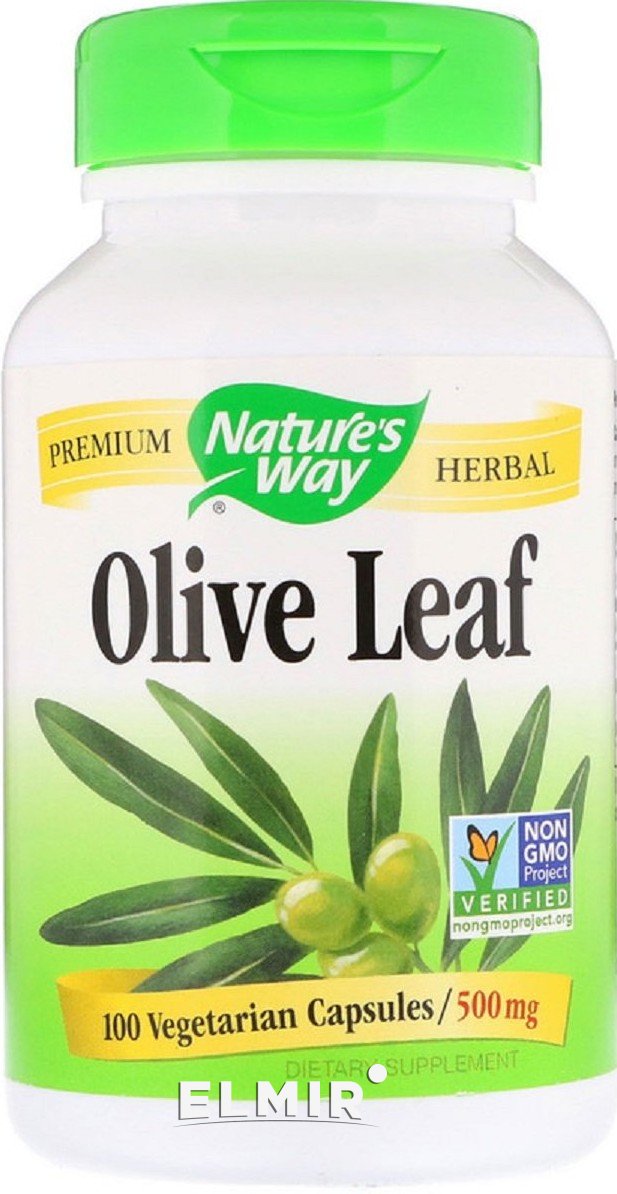 

Экстракт Оливковых Листьев Nature's Way Olive Leaves 500 мг 100 Капсул (447649)