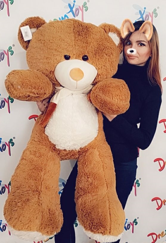 

Игрушка мягкая Медведь «Пусик», 120см, коричневый(MP120SM-коричневый)
