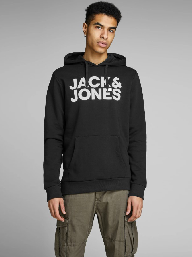

Худи Jack & Jones 12152840  Black, Худи Jack & Jones 12152840 XL Black
