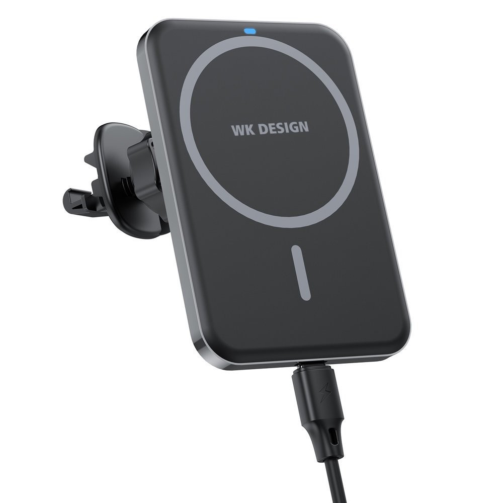 

Беспроводное автомобильное зарядное устройство WK Design Magnet Wireless Car Charger 15W (WP-U95-BK) Black