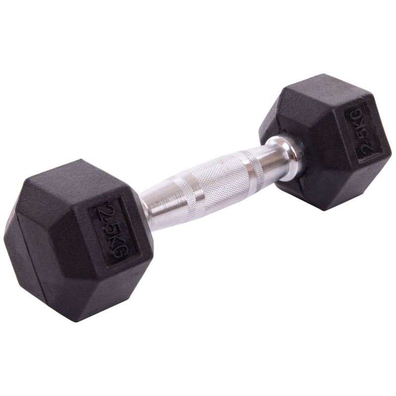 

Гантель цельная шестигранная SP-Planeta 1х2,5кг, код: LN-1205-2_5-S52