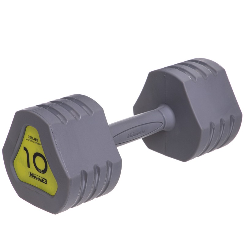 

Гантель Zelart 1х10кг, серый, код: TA-2678-10-S52