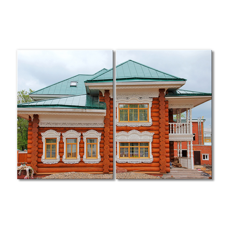 

Модульная картина Artel «Деревянный сруб» 2 модуля 70x105 см