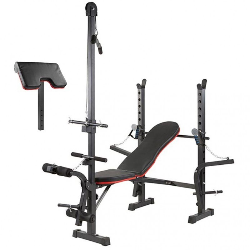 

Скамья для жима CrossGym под штангу, код: 205D-WS