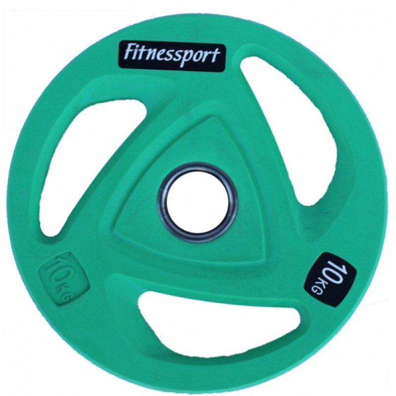 

Диск олимпийский для штанги Fitnessport 10 кг, код: 10227-S49