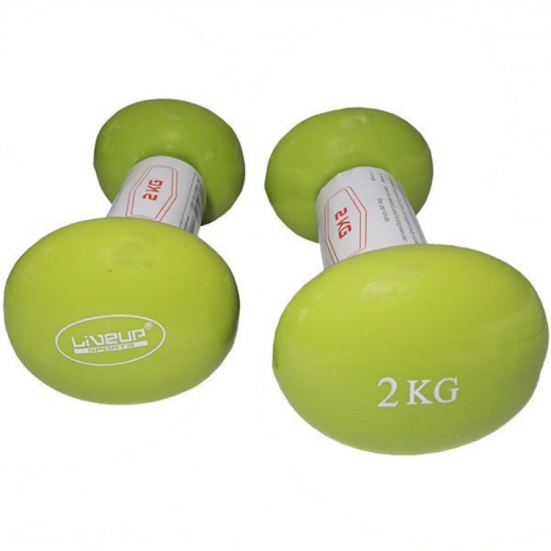 

Гантели LiveUp 2х2 кг, код: LS2001-2