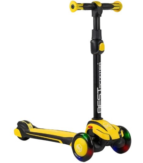 

Самокат 3-х колесный детский MAXI Best Scooter MX-80204 желтый