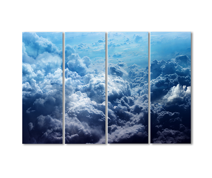 

Модульная картина Artel «Грозовые облака» 4 модуля 70x105 см