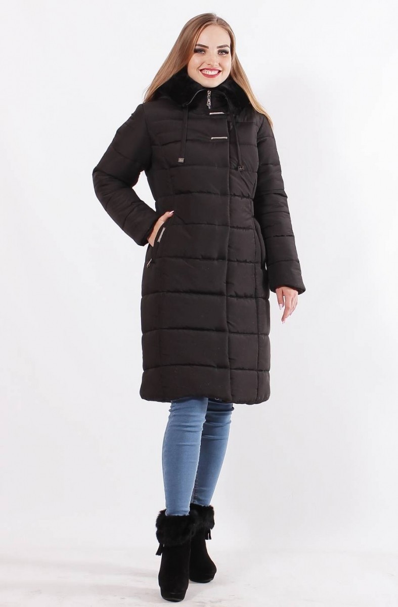 

Зимняя куртка К-35, цвет: Черный, Murenna Furs,размер 52
