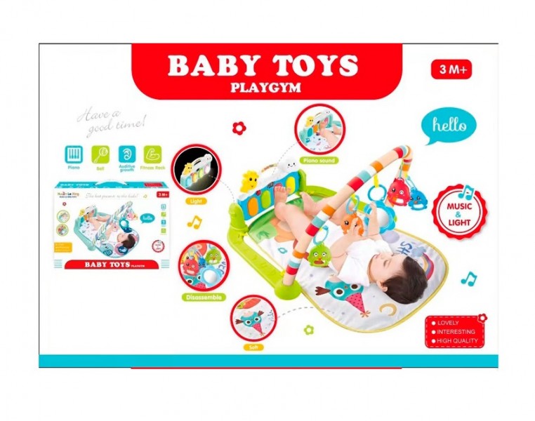

Игровой коврик Коврик для младенца Bambi 997-52A-52B Салатовый (BAM005059)