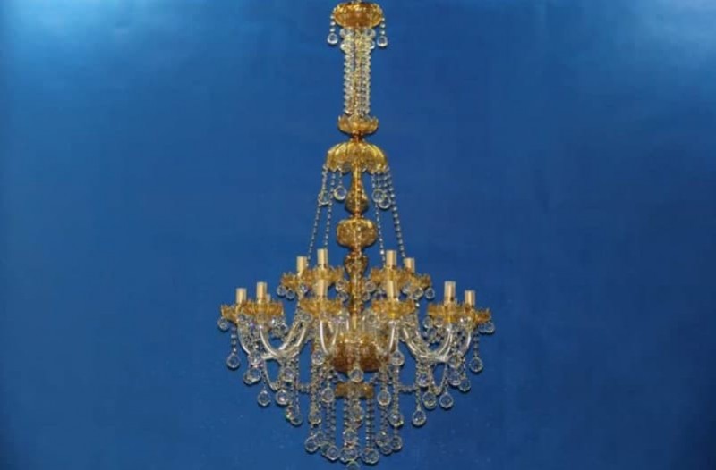 

Люстра свеча Ray L19597/10+5 G (gold) (AN003672)