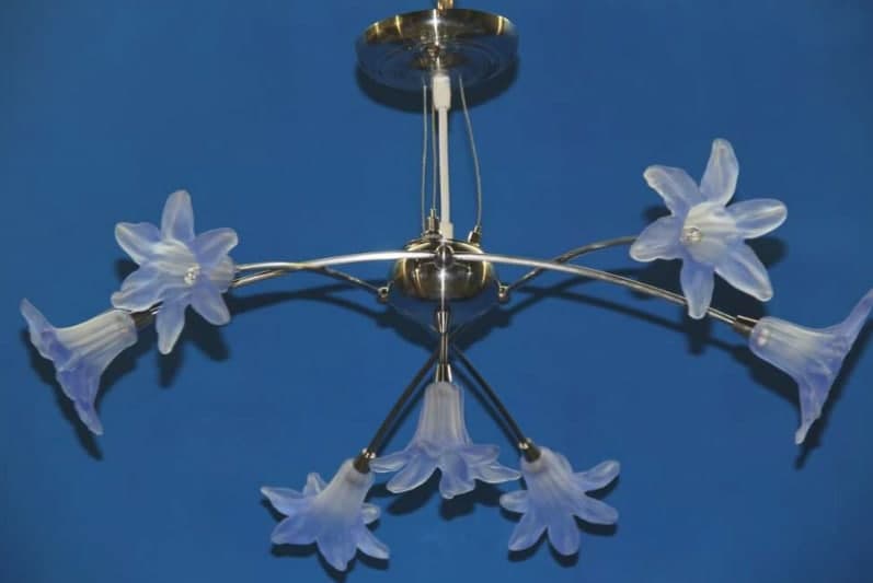 

Люстра Галогеновая люстра Ray L8859/6+1 BLUE (AN003724)