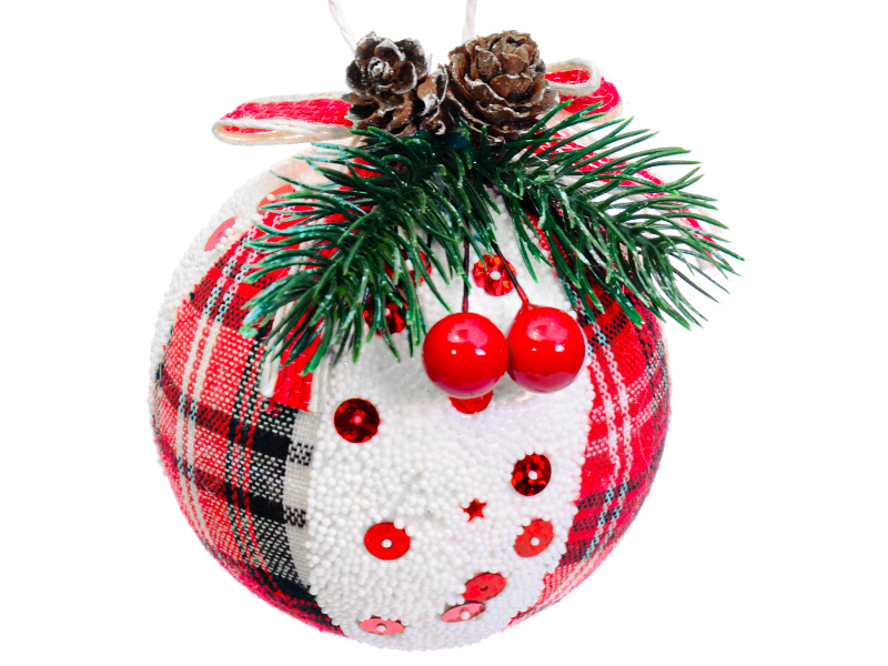 

Набор елочных шаров Elen 3шт 8см 801-238 (IR04415)