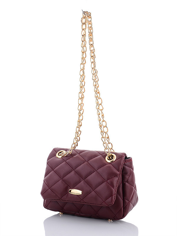 

Женские сумки деми Prime 1107-10 bordo Бордовый р.14x18x9