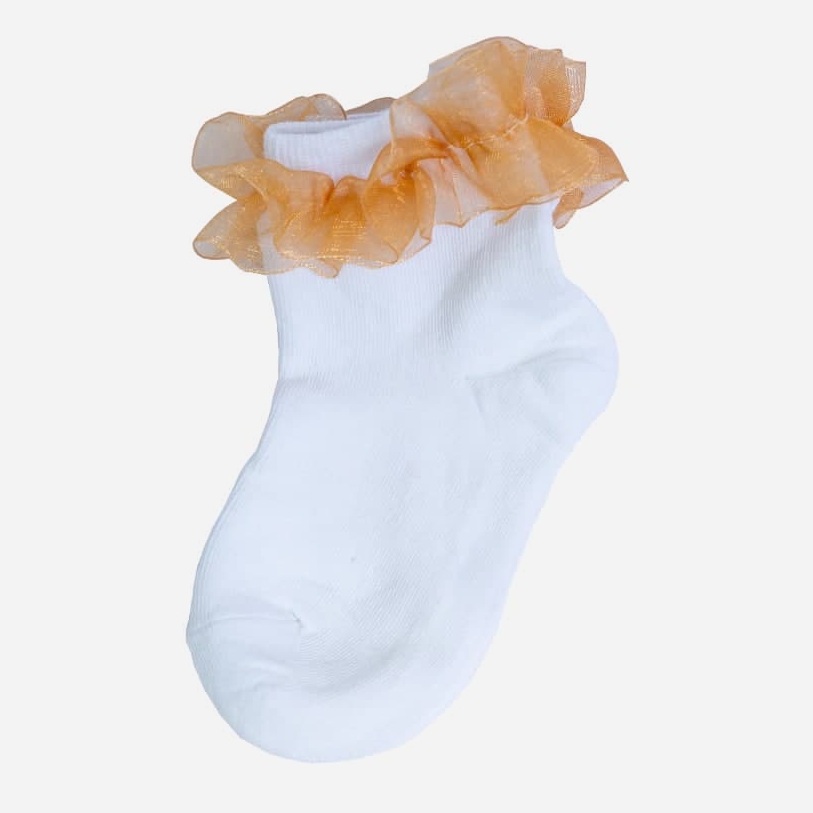 

Носки Ruffles 12 Белые с оранжевым