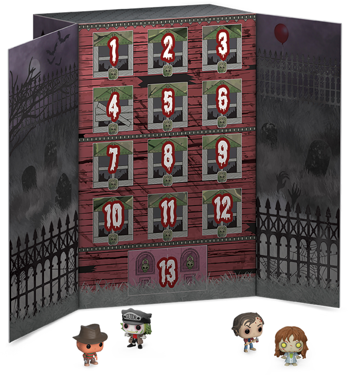 

Подарочный набор Funko Advent Calendar 13-Day Spooky Countdown (Pct POP) 13 фигурок 48114 (FUN25491262)