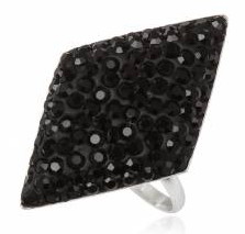 

Кольцо TN622. Серебро 925. Swarovski crystals, размер 16
