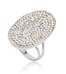 

Кольцо TN625. Серебро 925. Swarovski crystals, размер 18