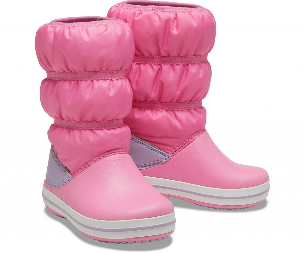 

Зимние сапоги Crocs Crocband, С10, розовые, 27-28