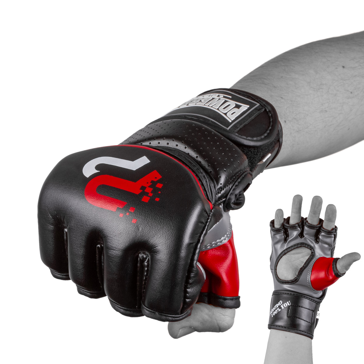 

Перчатки для MMA PowerPlay 3093 Black XL