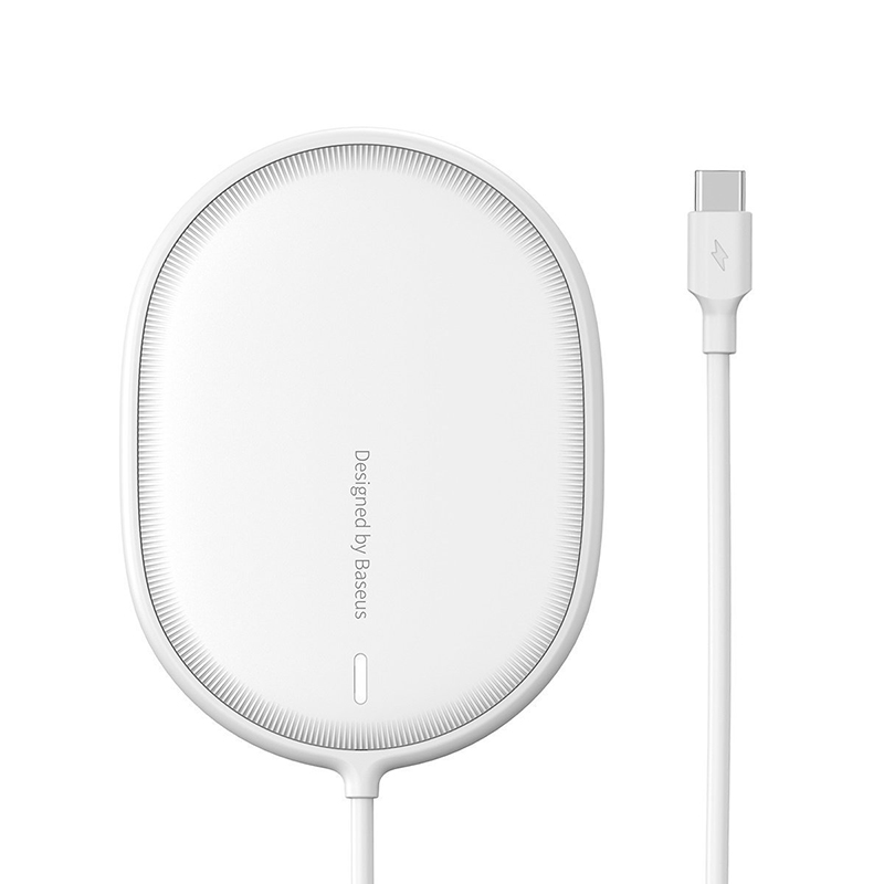 

Зарядное беспроводное устройство Baseus BS-W518 (WXQJ-02) Light Magnetic Wireless Charger Белый