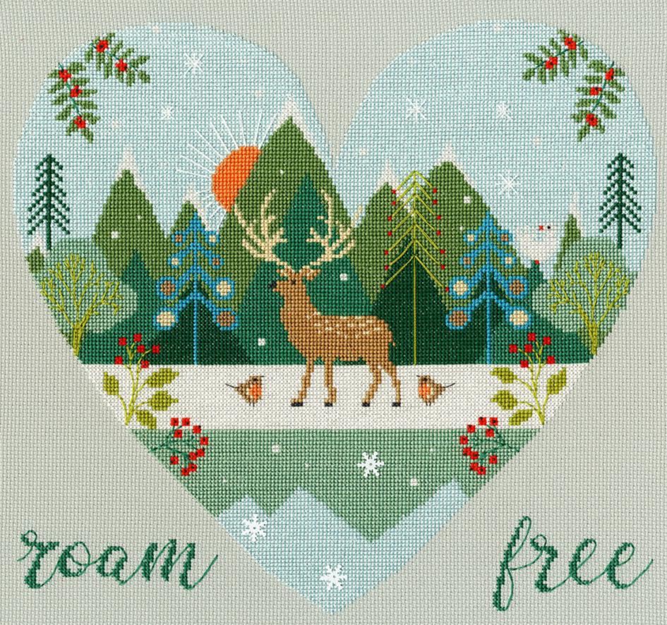 

Набор для вышивания крестом Roam Free Свободное передвижение XHY4 Bothy Threads