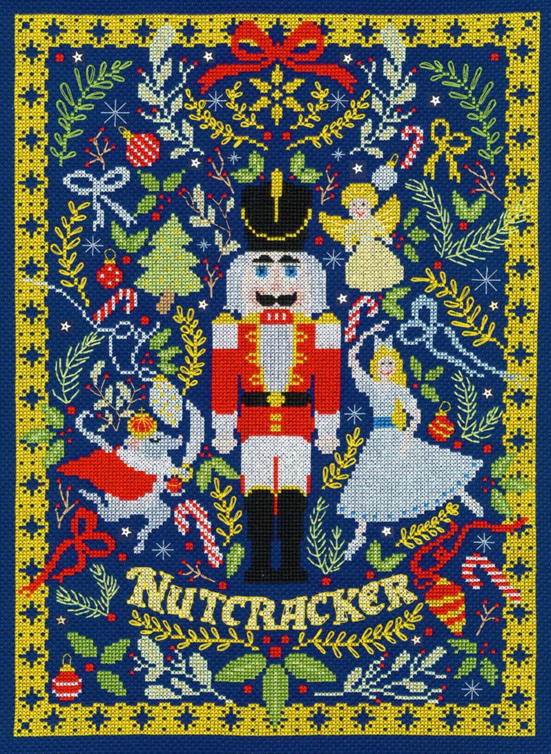 

Набор для вышивания крестом The Christmas Nutcracker Рождественский Щелкунчик Bothy Threads XX17