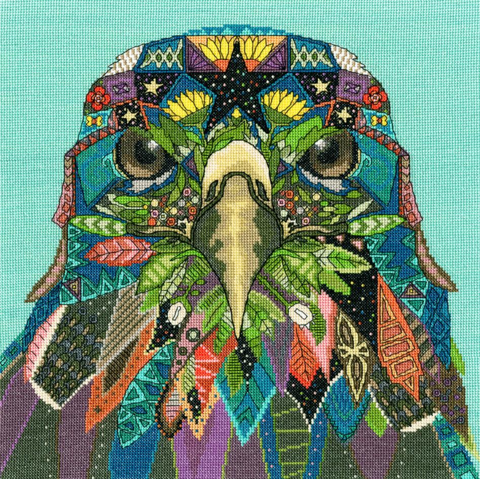 

Набор для вышивания крестом Jewelled Eagle Украшенный драгоценностями орел XSTU1 Bothy Threads