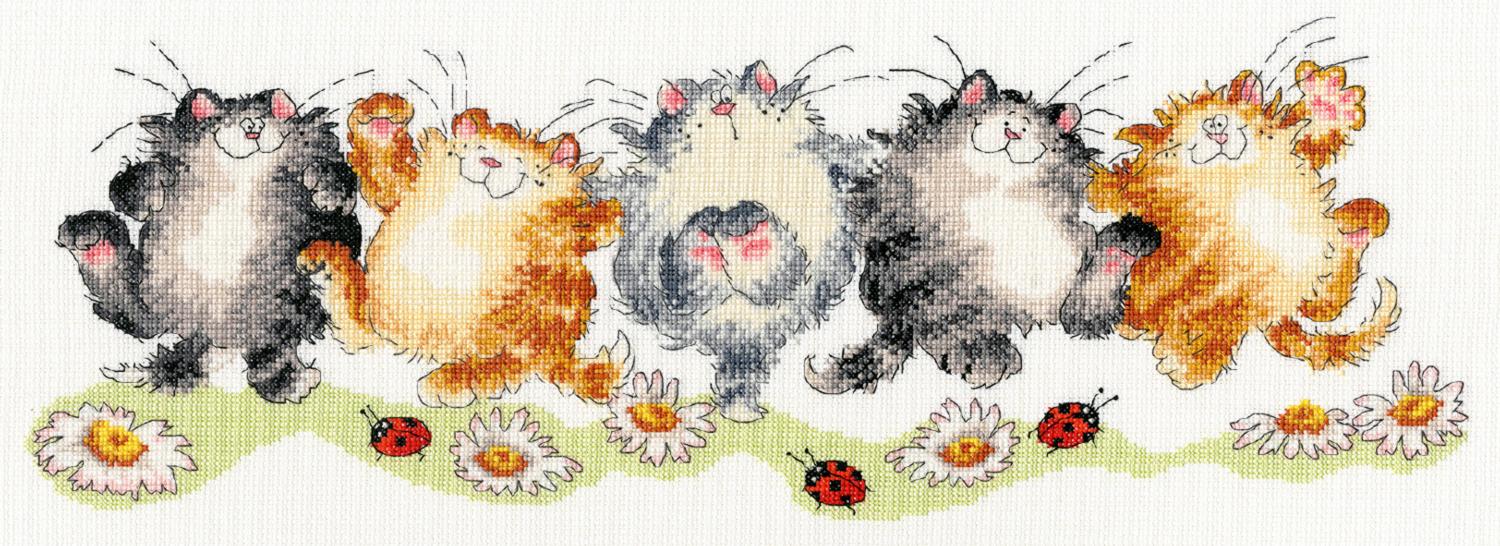 

Набор для вышивания крестом The Cat-Can Кошка Bothy Threads XMS16
