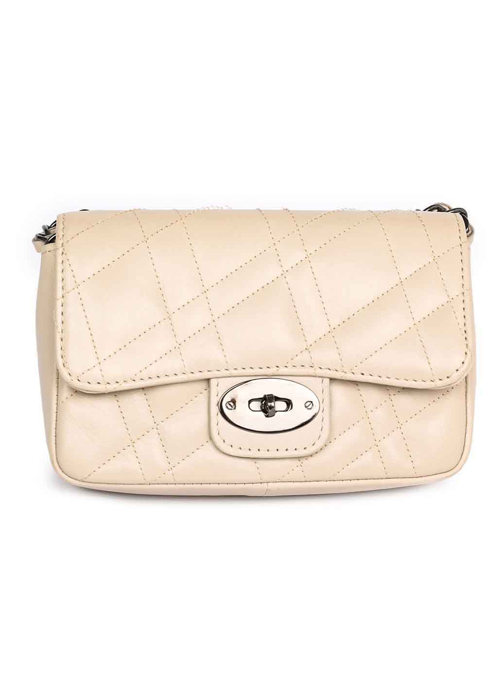 

Клатч Italian Bags 10235_milk Кожаный Молочный