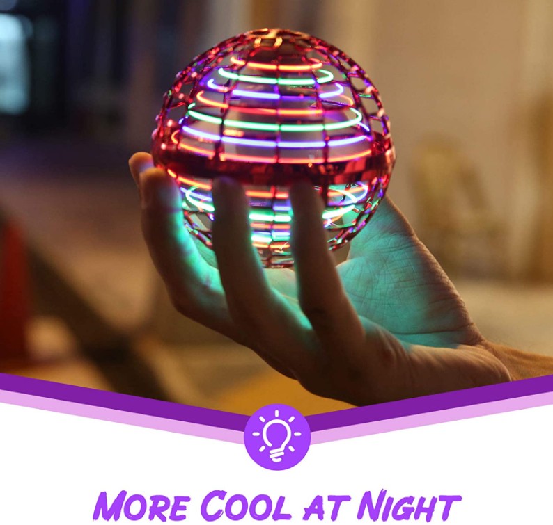 

Инновационная игрушка летающий спиннер шар бумеранг с LED-подсветкой Flying Spinner Красный (G0212)