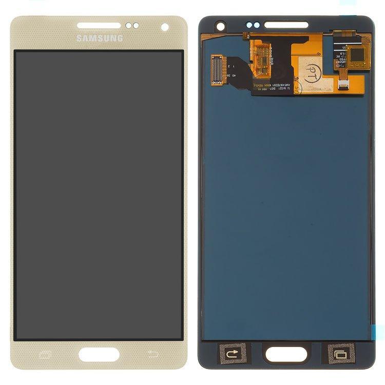 

Дисплей для мобильного телефона Samsung A5/A500, белый, с тачскрином, TFT, AAA (яркость регулируется)