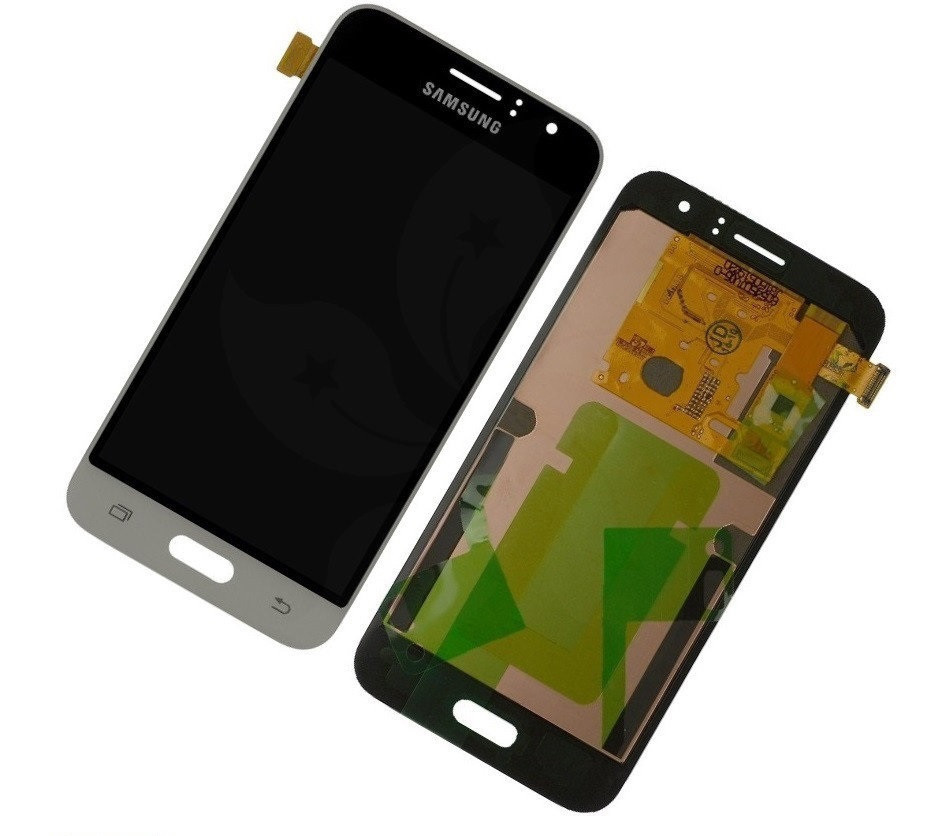 

Дисплей для мобильного телефона Samsung J1 2016/J120, белый, с тачскрином, TFT, AAA (яркость регулируется)