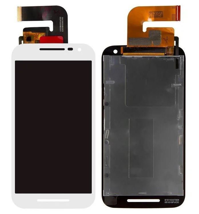 

Дисплей для мобильного телефона Moto G3/XT1540/XT1541/XT1542/XT1543/XT1544/XT1548/XT1550, белый, с тачскрином, ORIG