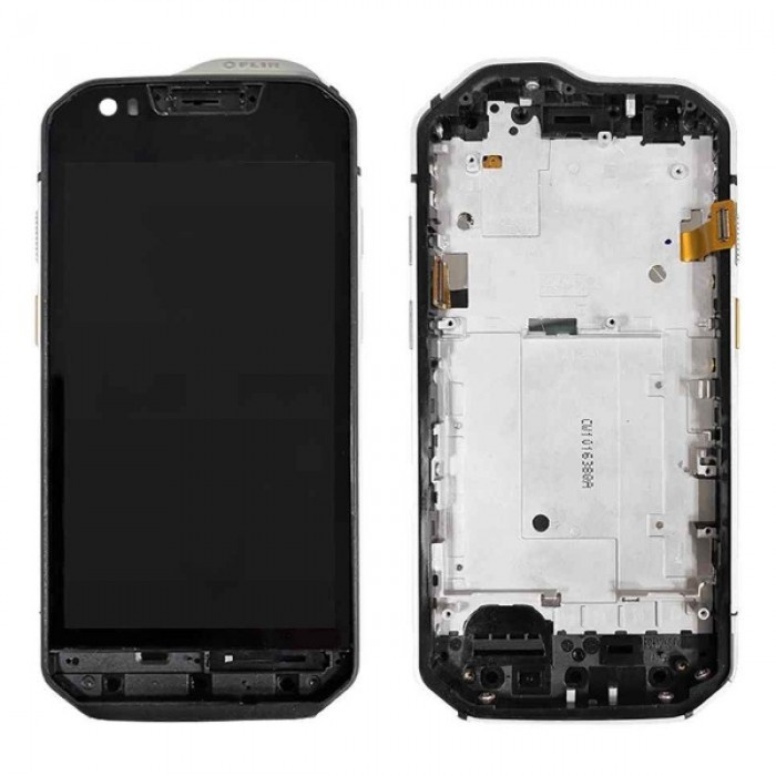 

Дисплей для мобильного телефона Caterpillar S61/CAT S61, черный, с тачскрином, с рамой