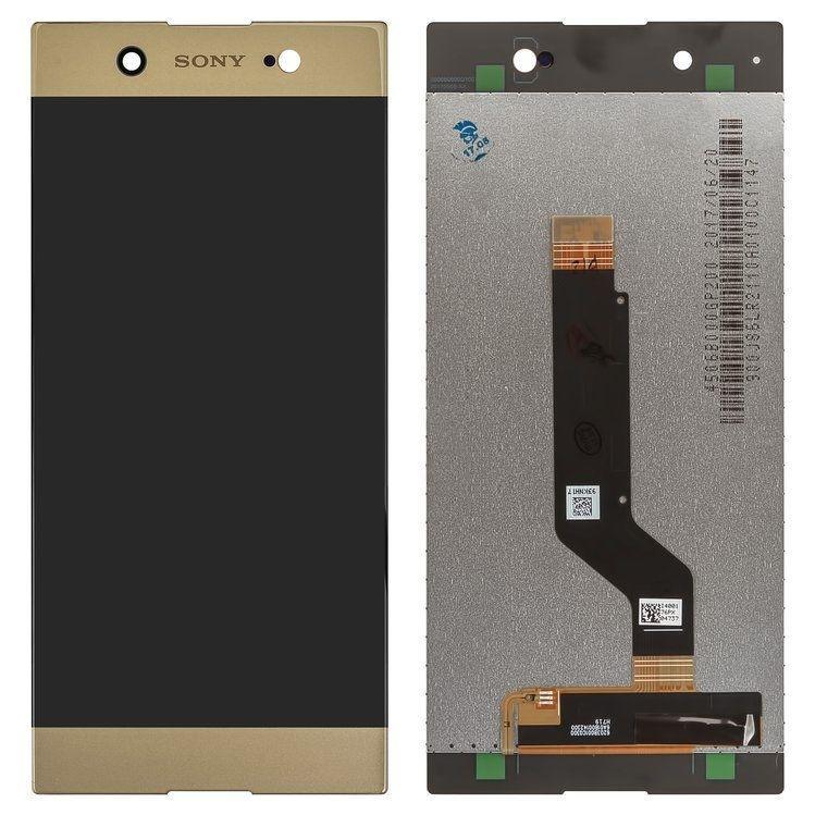 

Дисплей для мобильного телефона Sony G3212/G3221/G3223/G3226/Xperia XA1 Ultra, золотой, с тачскрином, AAA