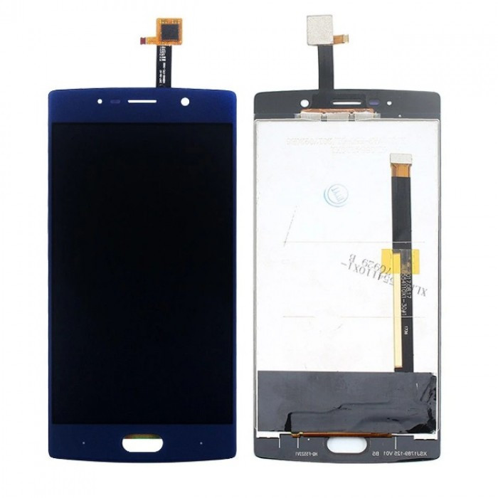 

Дисплей для мобильного телефона Doogee BL7000, синий, с тачскрином (long flex)