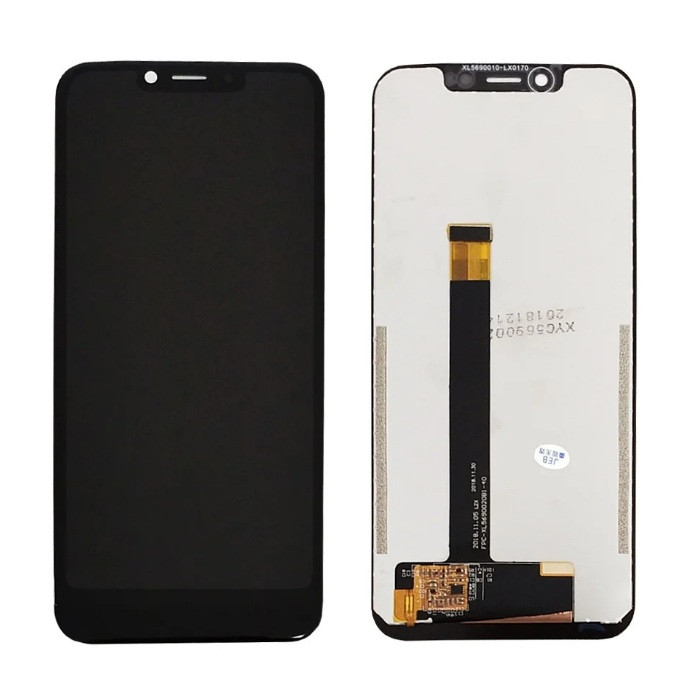 

Дисплей для мобильного телефона UmiDigi A3, черный, с тачскрином, ORIG (FPC-XL0554950X1-40)