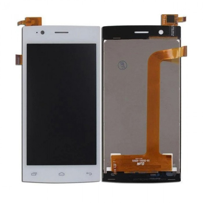 

Дисплей для мобильного телефона Fly FS451, белый, с тачскрином