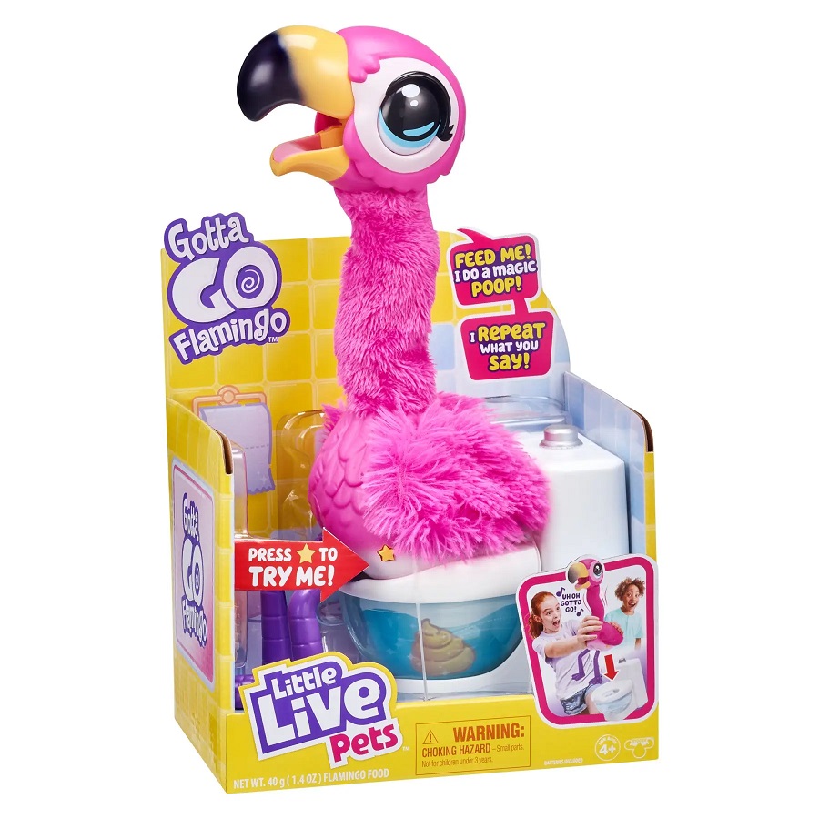 

Интерактивная игрушка Little Live "Фламинго-обжора" (26222)