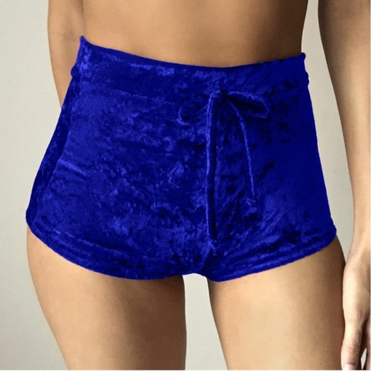 

Спортивные шорты Pole dance style Velvet  Синие, Спортивные шорты Pole dance style Velvet S Синие