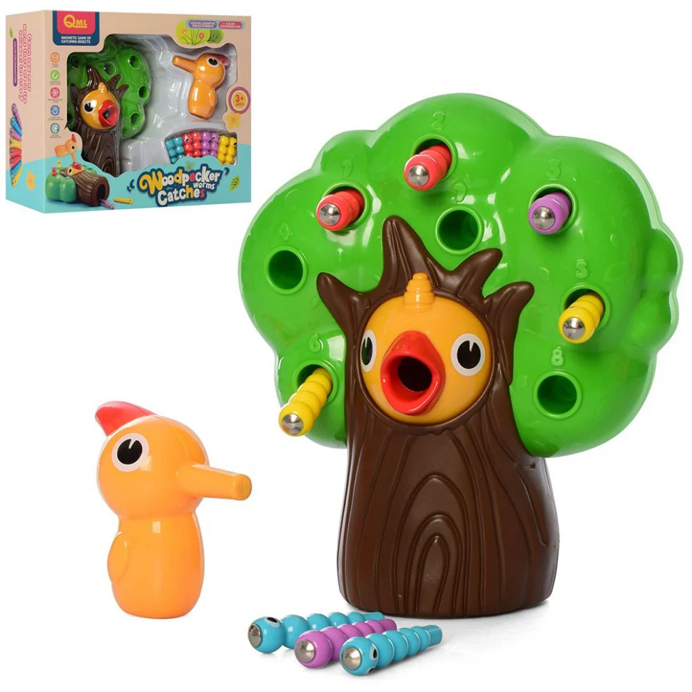 

Магнитная игра "Накорми дятла" M9I