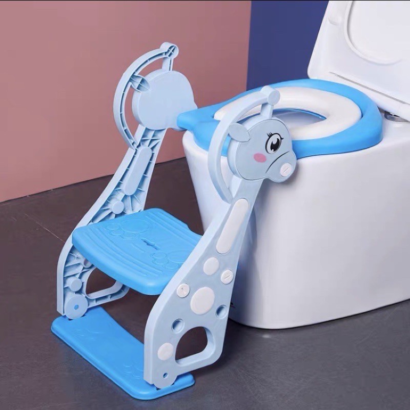 

Накладка на унитаз с лесенкой и ручками Babyyuga Toilet-128 голубой
