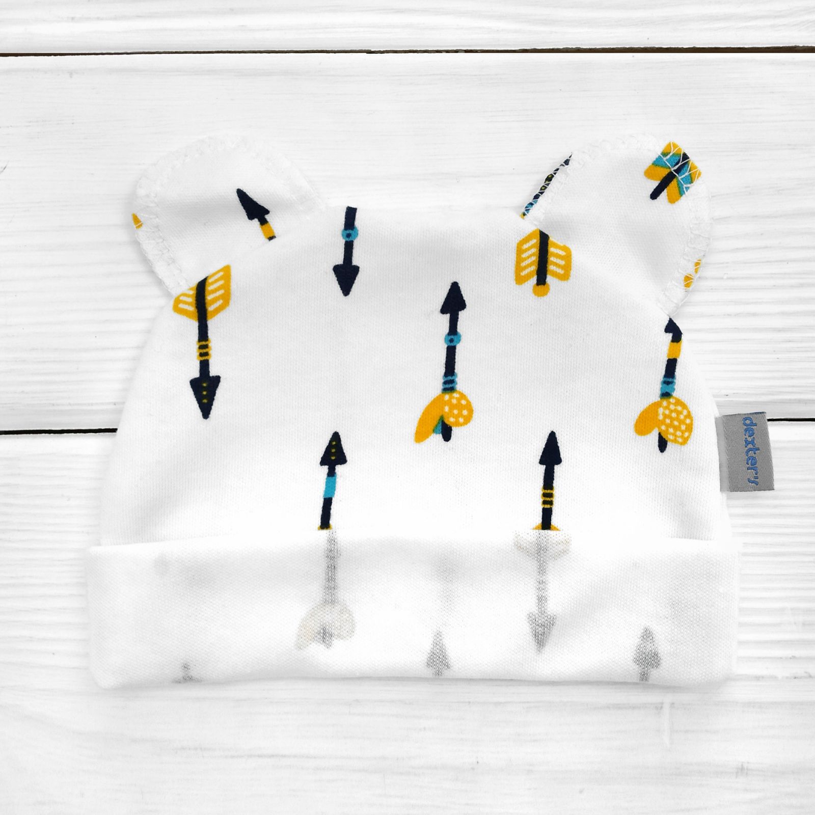 

Шапочка с ушками Dexter`s brave белый 40