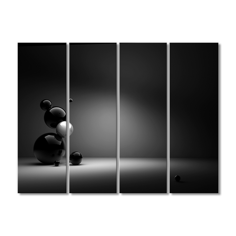 

Модульная картина Artel «Гравитация шаров» 4 модуля 80x120 см