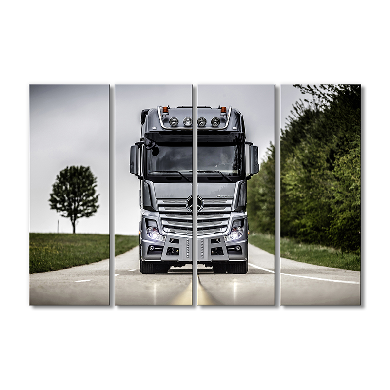

Модульная картина Artel «Грузовик мерседес Бенц mp4» 4 модуля 80x120 см